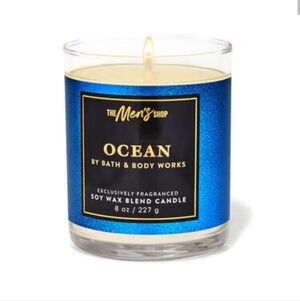 Men's Ocean Single Wick Candle